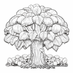 Exotic Rainforest Jackfruit Tree Coloring Pages 4