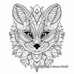 Exotic Symmetrical Animal Pattern Coloring Pages 4