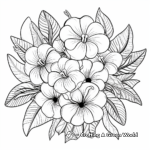 Exotic Tropical Bouquet Coloring Pages 2