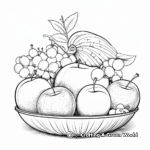 Exotic Tropical Fruit Coloring Pages 2