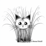 Experimental Cyperus Cat Coloring Pages 2