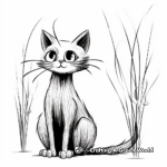 Experimental Cyperus Cat Coloring Pages 4