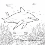 Explore Underwater with Dolphin Echolocation Coloring Pages 3
