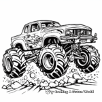 Dibujos para colorear de Monster Jam Truck 2