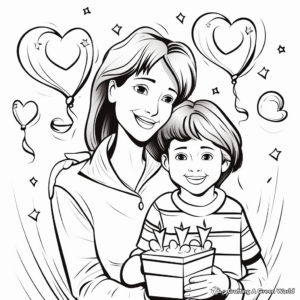 Expressions of Love: Birthday Wishes for Mom Coloring Pages 1