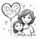 Expresiones de Amor: Deseos de cumpleaños para mamá Páginas para colorear 3