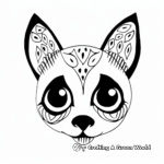 Expressive Siamese Cat Head Coloring Pages 4