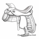 Exquisite Custom Saddle Coloring Pages 2