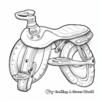 Exquisite Custom Saddle Coloring Pages 3