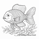 Exquisite Fish Coloring Pages for the Patient 2