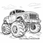 Extra Large Monster Truck Coloring Pages 3