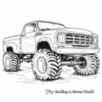 Extra Large Monster Truck Coloring Pages 4