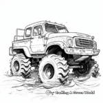 Extreme All-Terrain Mud Truck Coloring Sheets 3