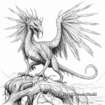 Extreme-detailed Pyroraptor Coloring Pages for Adults 4