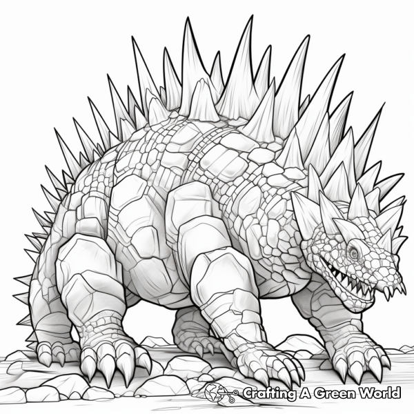 Stegosaurus Coloring Pages - Free & Printable!