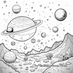 Eye-Catching Solar System Creation Coloring Pages 1