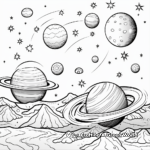 Eye-Catching Solar System Creation Coloring Pages 2
