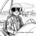 F18 Pilot Coloring Sheets 3