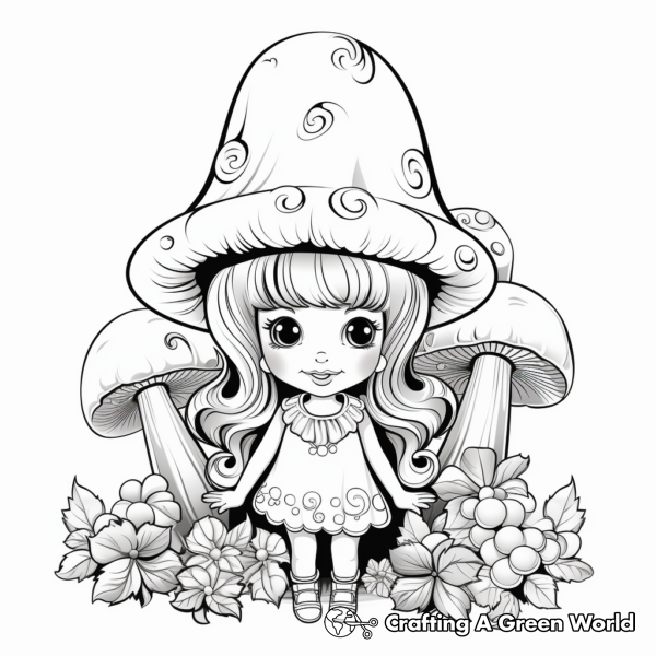 Aesthetic Mushroom Coloring Pages - Free & Printable!