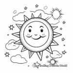 Fairy Tale Moon and Stars Coloring Pages 3