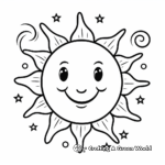 Fairy Tale Moon and Stars Coloring Pages 4