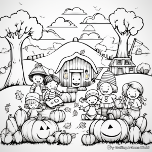 Fall Festival Coloring Pages 1
