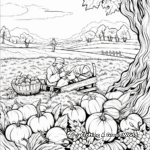 Fall Harvest Coloring Pages for Adults 1