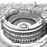 Famous Baseball Stadiums Coloring Pages 2