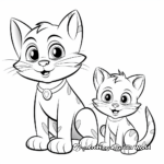 Famous Cartoon Cat and Mouse Duo Coloring Pages 4