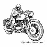 Páginas para colorear de motocicletas de películas famosas 4