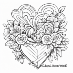 Fancy Love Letters Coloring Pages 1