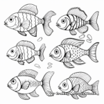Fantastic Fish Collection Coloring Pages for Adults 4