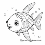 Fantastic Ocean Sunfish Coloring Pages 4