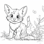 Fantasy Cat and Mouse Adventure Coloring Pages 2