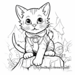 Fantasy Cat and Mouse Adventure Coloring Pages 3