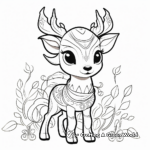 Fantasy Deerling Coloring Pages 3