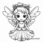 Fantasy Fairy Coloring Pages for Kids 1