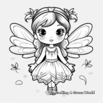 Fantasy Fairy Coloring Pages for Kids 2