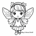 Fantasy Fairy Coloring Pages for Kids 3