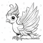 Fantasy Fairy Pigeon Coloring Pages 1