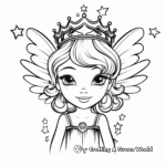 Fantasy Fairy Tiara Coloring Pages 3