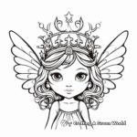 Fantasy Fairy Tiara Coloring Pages 4