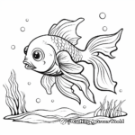 Fantasy Goldfish Coloring Pages for Adults 2