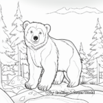 Fantasy Inspired Black Bear Coloring Pages 3