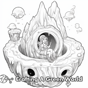 Geode Coloring Pages - Free &amp; Printable!
