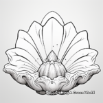 Fantasy-Inspired Mystical Clam Coloring Pages 2