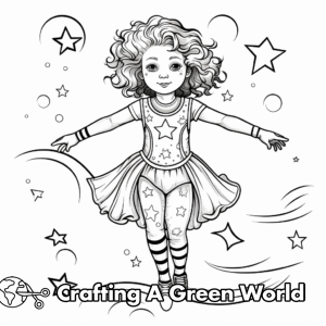Leotard Coloring Pages - Free &amp; Printable!