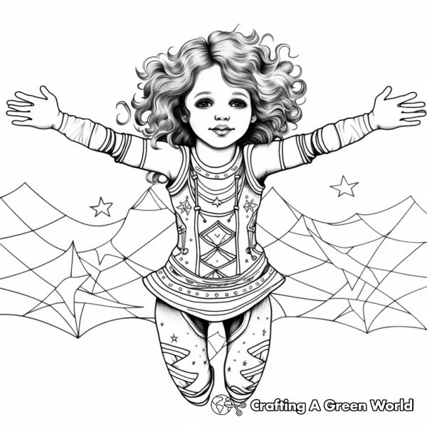 Leotard Coloring Pages - Free &amp; Printable!