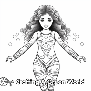 Leotard Coloring Pages - Free &amp; Printable!