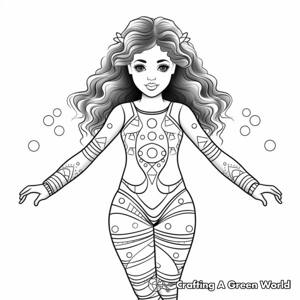 Leotard Coloring Pages - Free &amp; Printable!